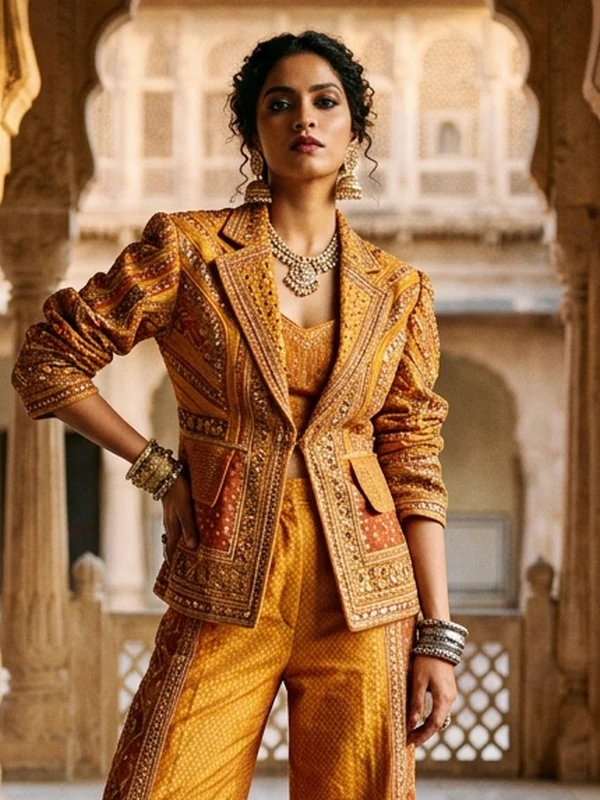 Turmeric Wrap Top